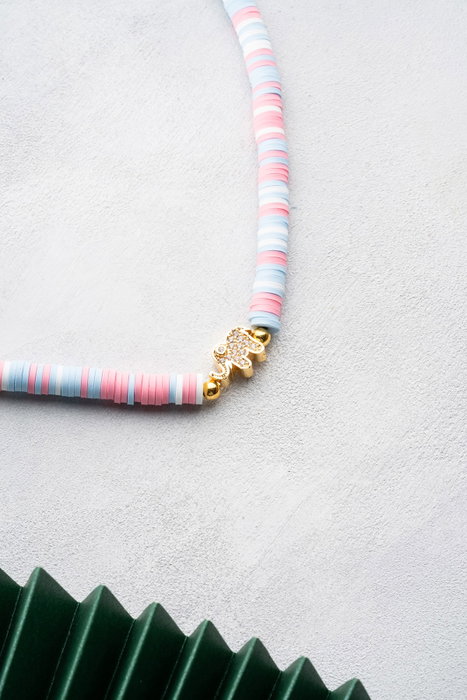 Heliophilia Silver Collar de Elefantes Multicolor KL-0876